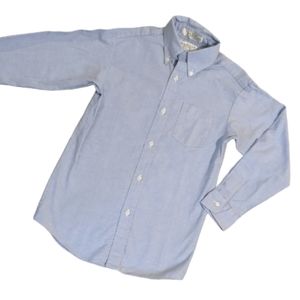 Van Heusen Oxford Button Up Long Sleeve Light Blue Size 10